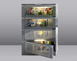 Lego Minifigure Display Frame / Showcase with optional LED lights