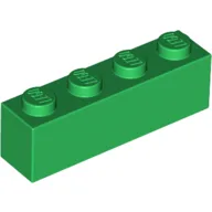 Brick 1 x 4 / Green
