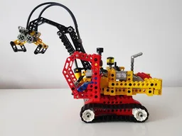 Tracked Excavator with Grasper