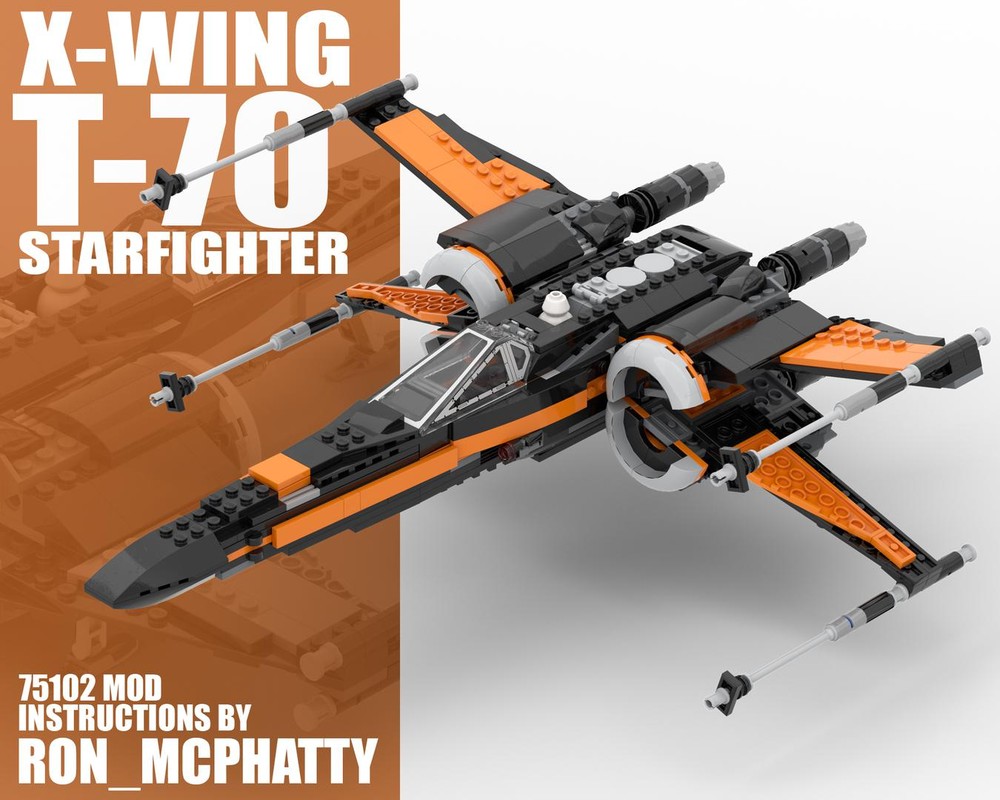 Lego Poe Dameron's X-Wing T-70 set 75102 MOD