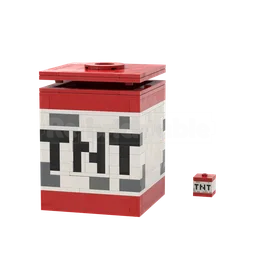 Minecraft TNT GBC Ball Bin - 10x10 box - Pencil Cup