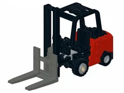 Forklift Red