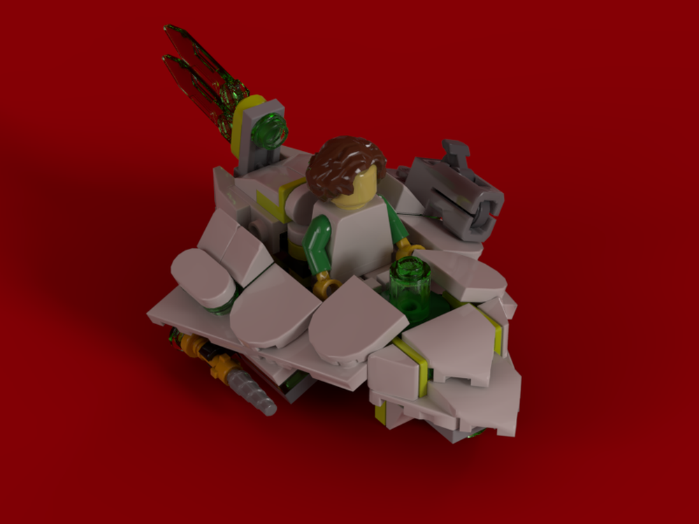 Lego Mateo & Z-Blob's Delta-7 Starfighter Microfighter