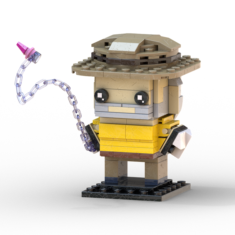 Lego Joseph Joestar & Hermit Purple Brickheadz (JoJo's Bizarre Adventure)