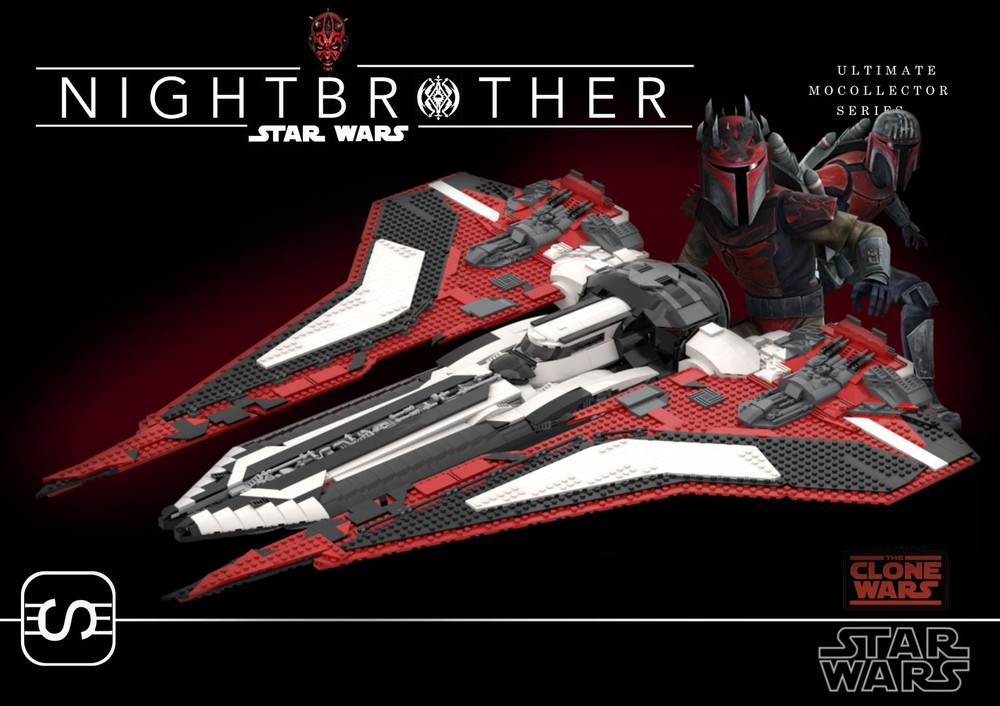 Lego NIGHTBROTHER UCS , Kom'rk Class ( Eventus Engineering System 2023)