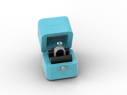 Classic Blue Ring Box