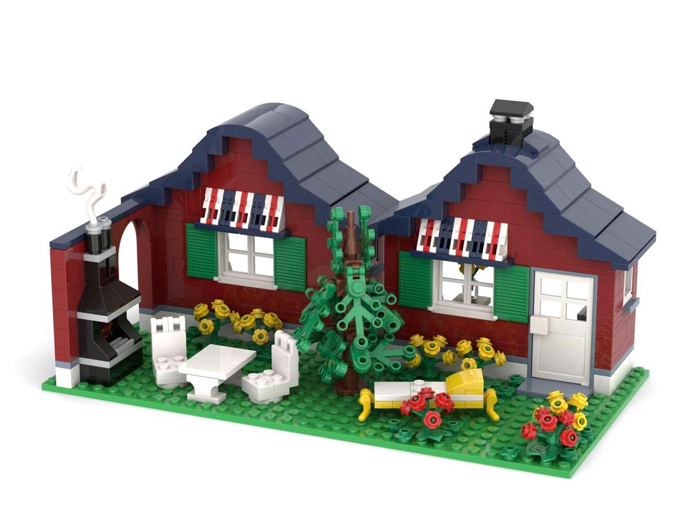 Lego 376 Renovated House with Garden