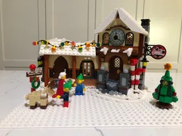 10245 Santa's Workshop base plate attachment