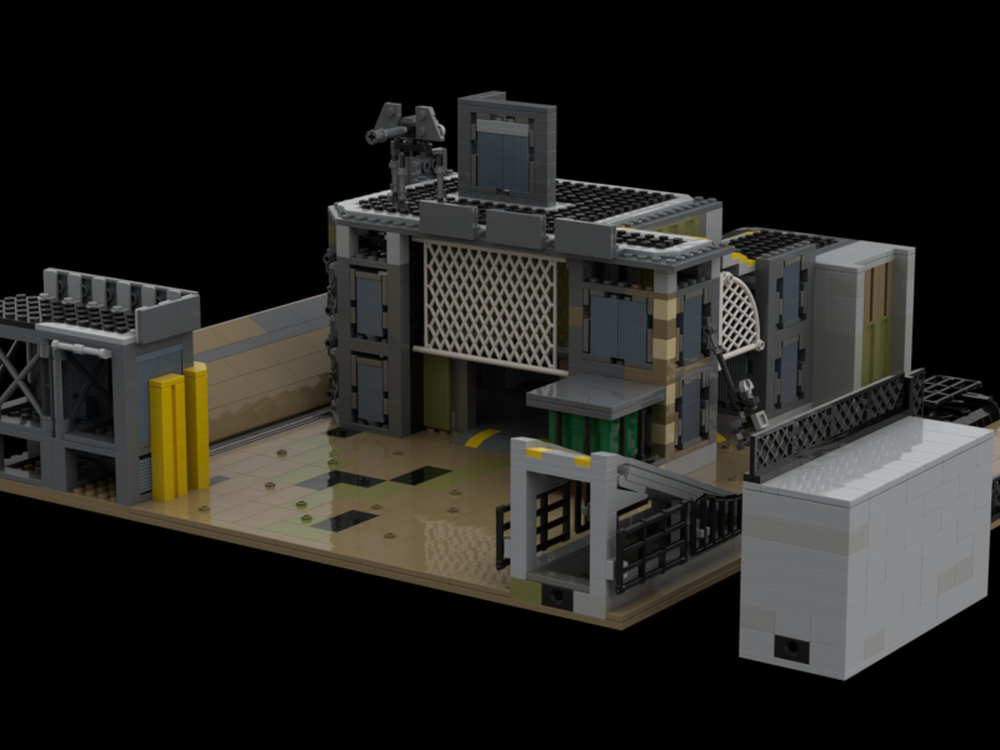 Lego Halo 3- The Pit: Turret Tower