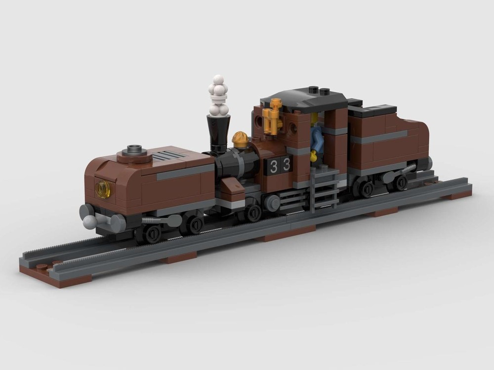 Lego Brickticks Engine Works Class 9 NG 0-4-2+2-4-0 Type 1 Garratt Locomotive