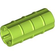 Lego Technic Axle Connector Ridged [with x Hole x Orientation] / Lime