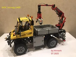 RC Unimog 400 mit Actuatoren