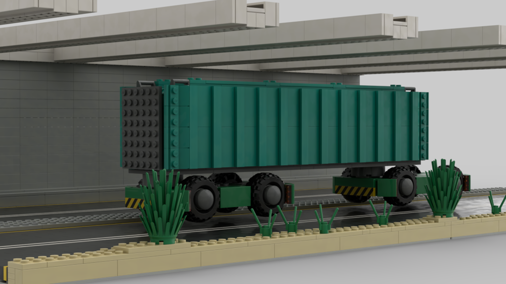 Lego Futuristic Autonomous Cargo Truck
