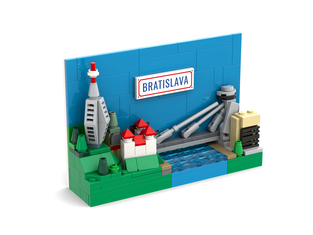 Lego Bratislava Brickcard