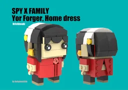 Yor Forger in Home Dress from SPY x FAMILY, Brickheadz