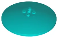 Dish 8 x 8 Inverted [Radar], Solid Studs, Rounded Anti-stud Underside