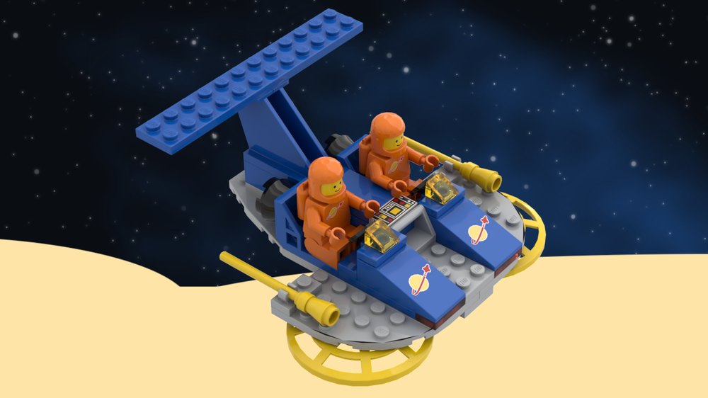 Lego Classic Space Reimagined: Two-Seater Cyber Blaster