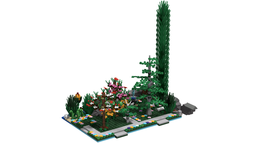 Lego Big Diorama: Part 16 Cemetary Corner