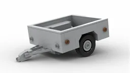 Single-axle car trailer