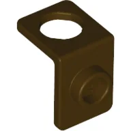 Minifig Neckwear Bracket [One Stud] / Dark Brown