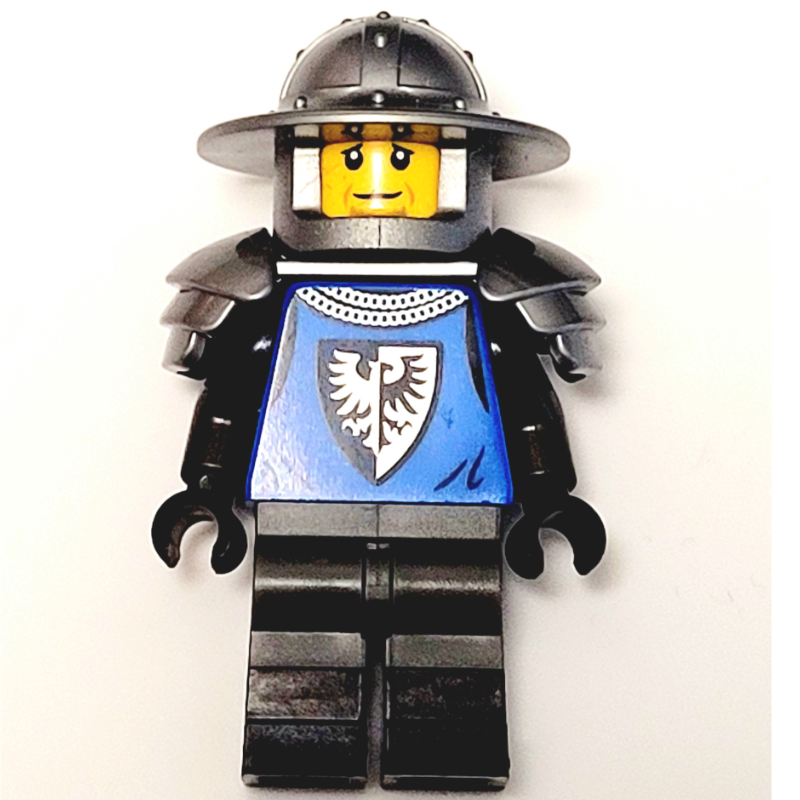 Lego Mountain Fortress Black Falcon Soldier - Helmet with Broad Brim, Shoulder Armor