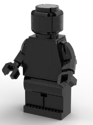 Articulated Maxifig Monochrome (Black)