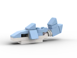 Minifig scale Blåhaj