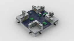 Mini-Medieval-Modulars 16 - "Canal X-Crossing"
