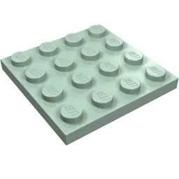 Plate 4 x 4 / Sand Green
