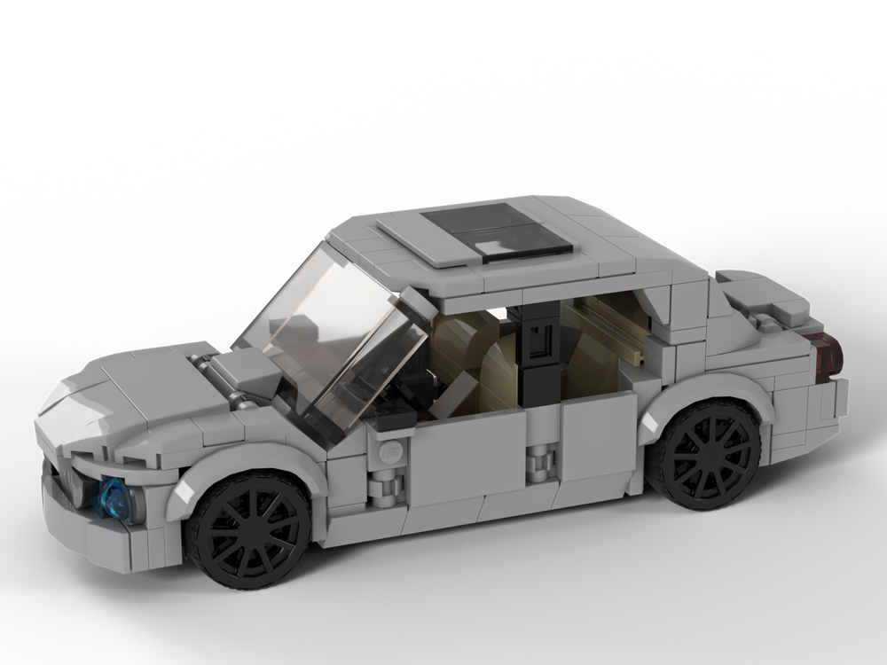 Lego 6-wide full-size car Type 02 - Silver