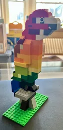 10696 Rainbow parrot
