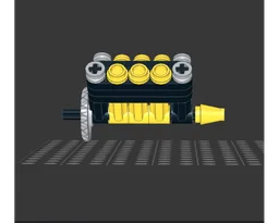 Lego engine V6