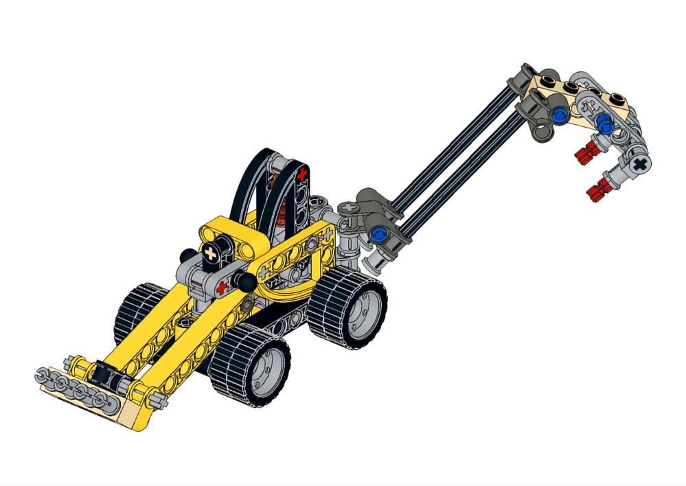 Lego Backhoe