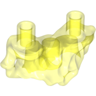 Lego Minifig Neckwear, Two Headed Ghost Extension / Trans-Neon Green