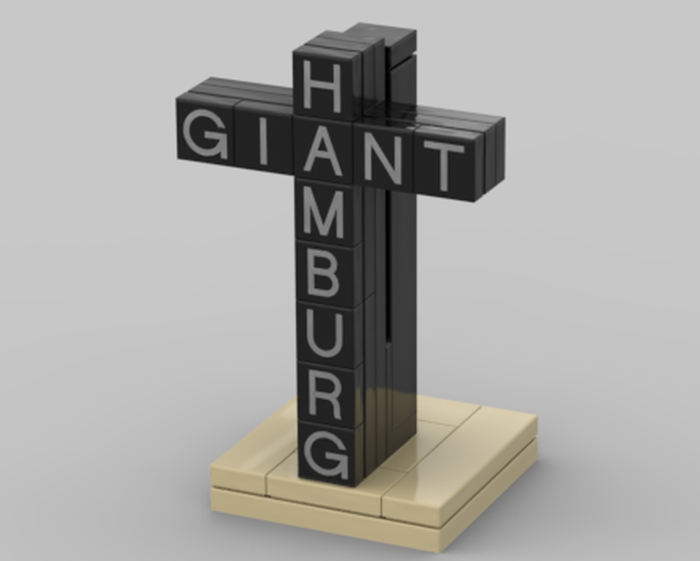 Lego Red's Giant Hamburg Sign