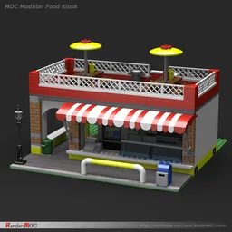 MOC Modular Food Kiosk