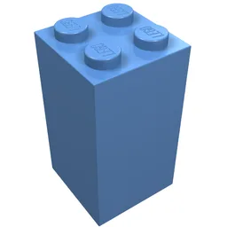 Brick 2 x 2 x 3 / Medium Blue