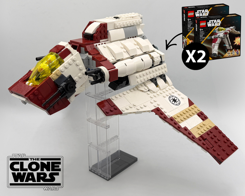 Lego Republic Nu-Class Shuttle (2x 75432 Alternate Model)