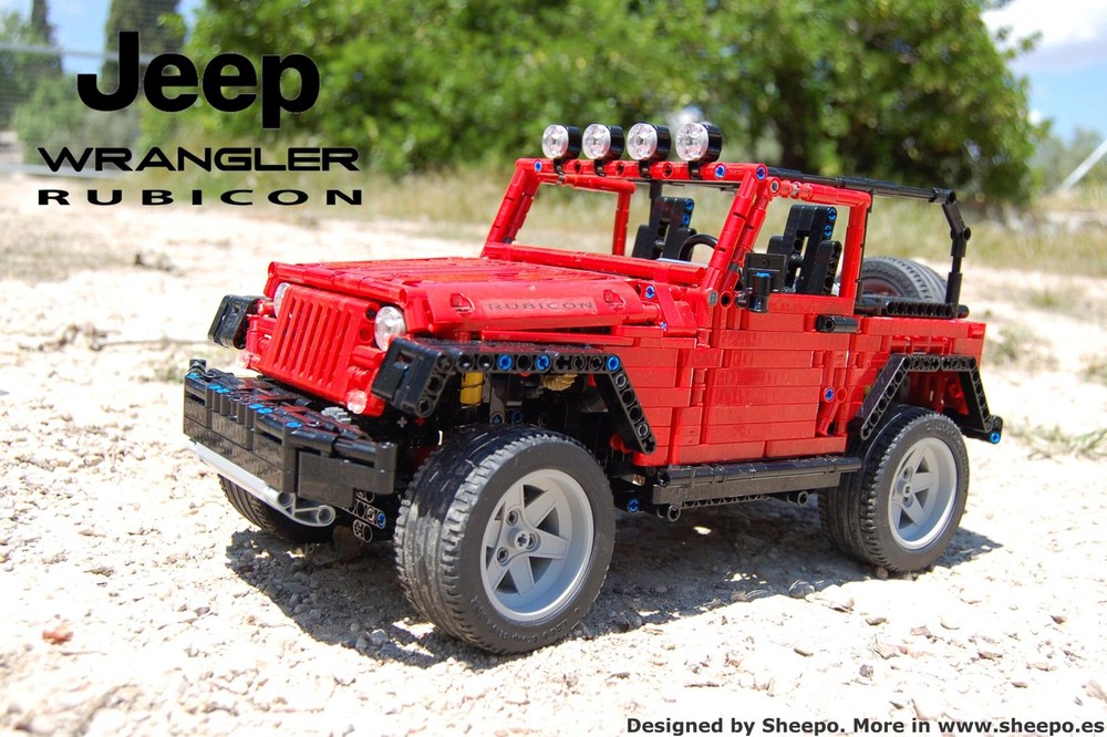 Lego Jeep Wrangler Rubicon (Manual Version)