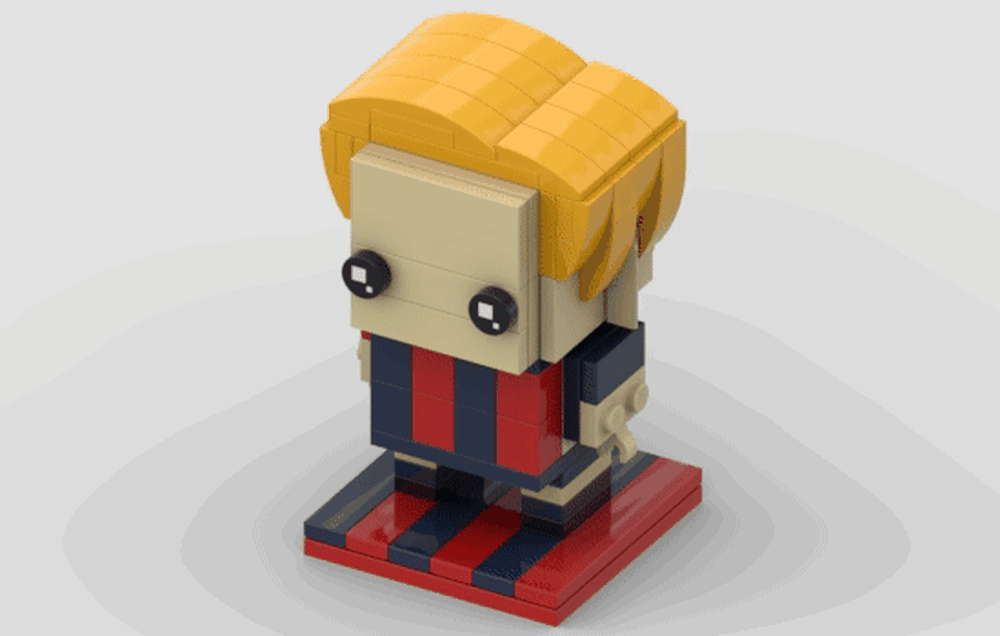Lego Brickhead Frenkie de Jong