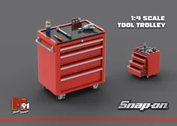 Snap-On Tool Trolley 1:4 scale