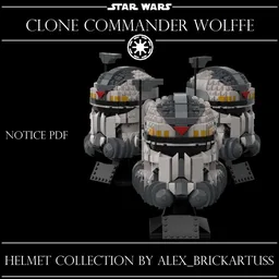 helmet Clone commander Wolffe
