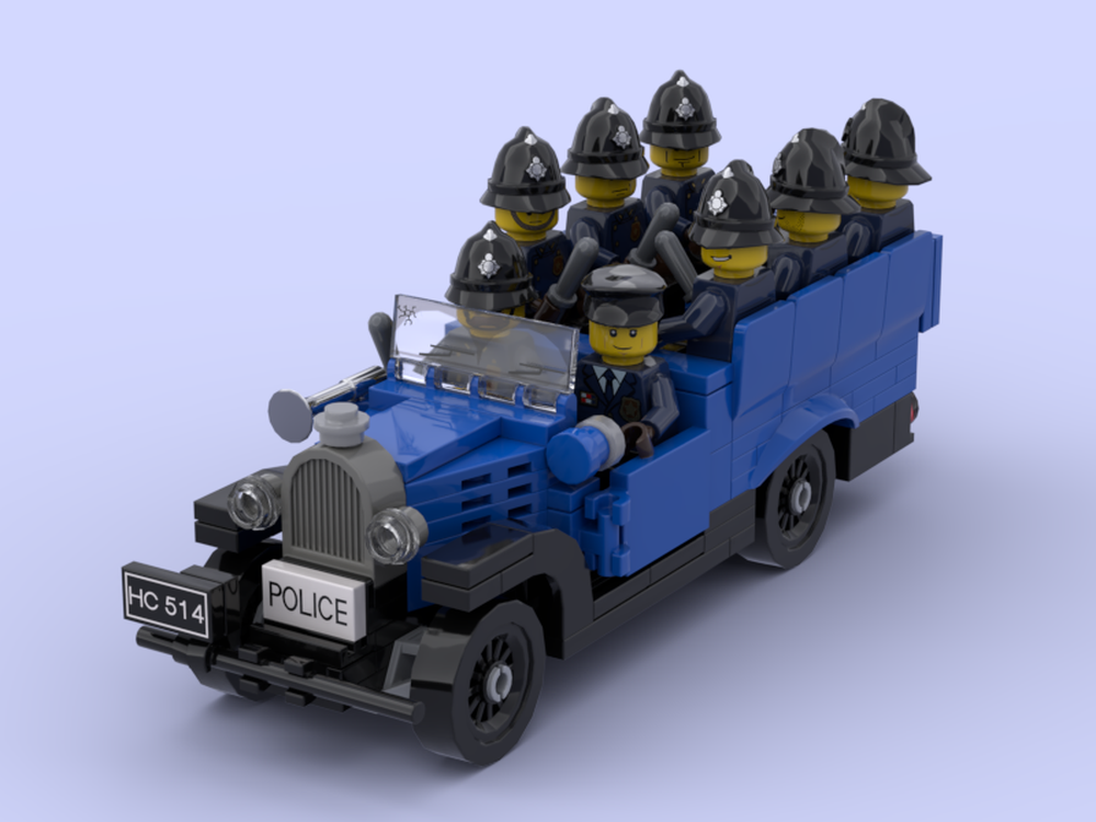 Lego Vintage 1920s Emergency Police Troop Transporter