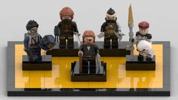 Stand for 5 Minifigures
