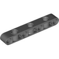 Lego Technic Beam 1 x 7 Thick with Alternating Holes / Dark Bluish Gray