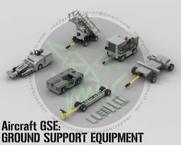 Military Aircraft GROUND SUPPORT EQUIPMENT - 1:35 Scale