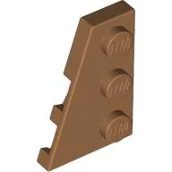 Wedge Plate 3 x 2 Left / Medium Nougat