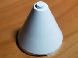 Cone 4 x 4 x 3 with Single Solid Stud
