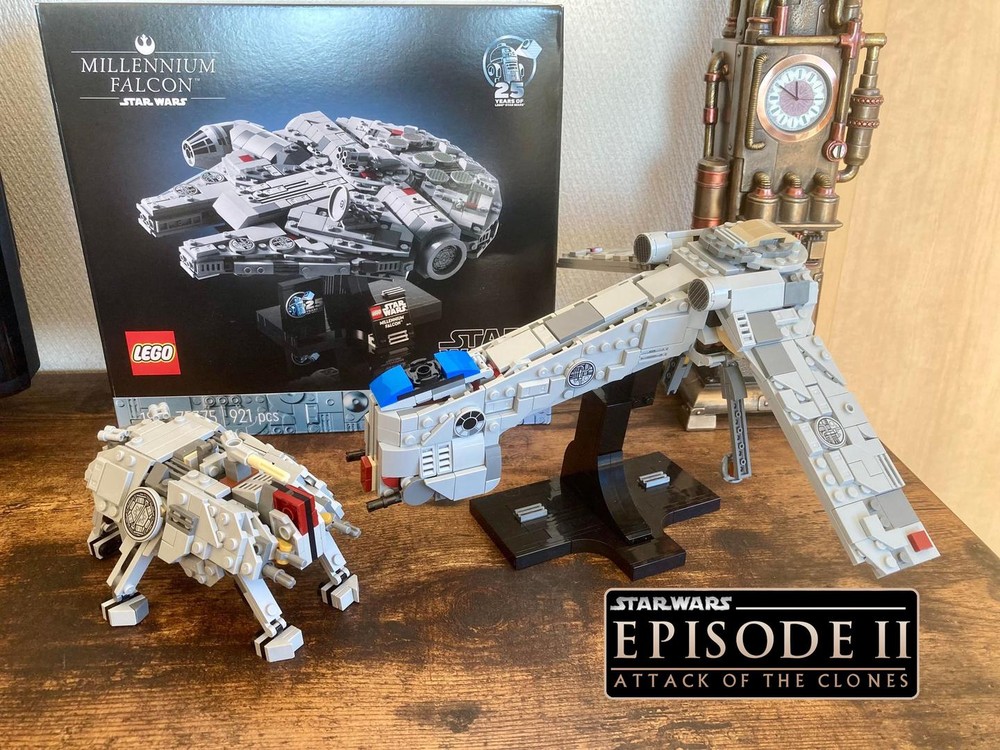 Lego Republic Dropship & AT-TE Walker Midi Scale