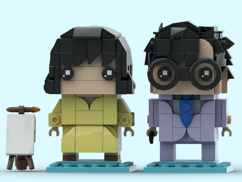 Lego Jiro & Nahoko Horikoshi - Studio Ghibli BrickHeadz